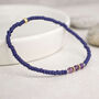 December Tanzanite Birthstone Beaded Bracelet, thumbnail 1 of 4