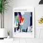 Seal Kiss From A Rose Song Inspired Abstract Art Print, thumbnail 1 of 4