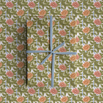 Vintage Floral Luxury Wrapping Paper, 2 of 4