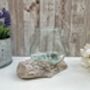 Molten Glass Round Bowl On Whitewashed Teak Root Base, thumbnail 8 of 8