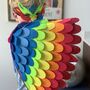 Rainbow Carnival Wings And Mask, thumbnail 1 of 3