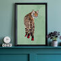 Custom Personalised Tiger In Heels Art Print, thumbnail 8 of 9