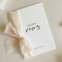 Luxury 'His Vows' Wedding Vows Card, Personalised, thumbnail 2 of 11