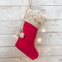 Personalised Luxe Velvet Christmas Stocking, thumbnail 10 of 12