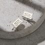Silver Cassette Tape Cufflinks, thumbnail 2 of 4