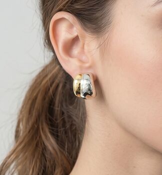 Nami Mixed Metals Oversized Stud Earrings, 2 of 5