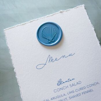 Deckle Edge Wedding Menu, 10 of 11