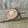 Copper Lily Pad Sculpture With White Flower, thumbnail 6 of 6