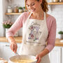Personalised Apron, Watercolor Purple Baking Gift, thumbnail 1 of 6