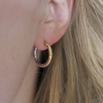 Reversable Gold / Silver Hoops, 3 of 3