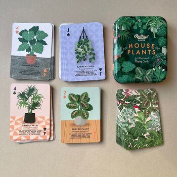 Houseplants Illustrated Playing Cards, 2 of 3
