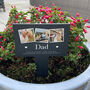 Personalised Large Photo Memorial Slate Plant Marker, thumbnail 4 of 7