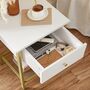Bedside Table Sofa Side Table Nightstand With Drawer, thumbnail 5 of 9