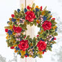 Natural Flowers Spring Door Wreath, thumbnail 3 of 6