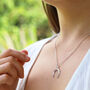 Lucky Silver Or Gold Horseshoe Necklace, thumbnail 1 of 8