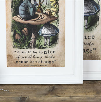 Alice In Wonderland Print 'It Would Be So Nice', 8 of 9