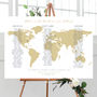 Where In The World Am I Sitting Map Table Plan, thumbnail 1 of 7