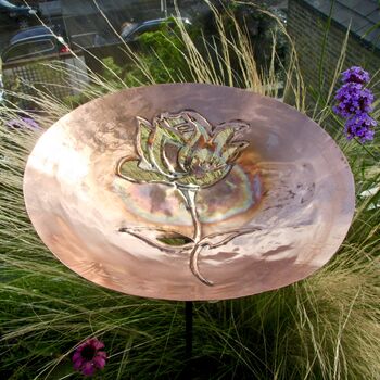 Dandelion Copper Garden Sculpture Stake Ltzaf019, 8 of 12