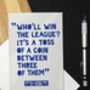 Funny Football Birthday Card Le Tiss Quote, thumbnail 2 of 5