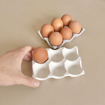 Modern Handmade Egg Tray And Egg Holder, 10 of 10