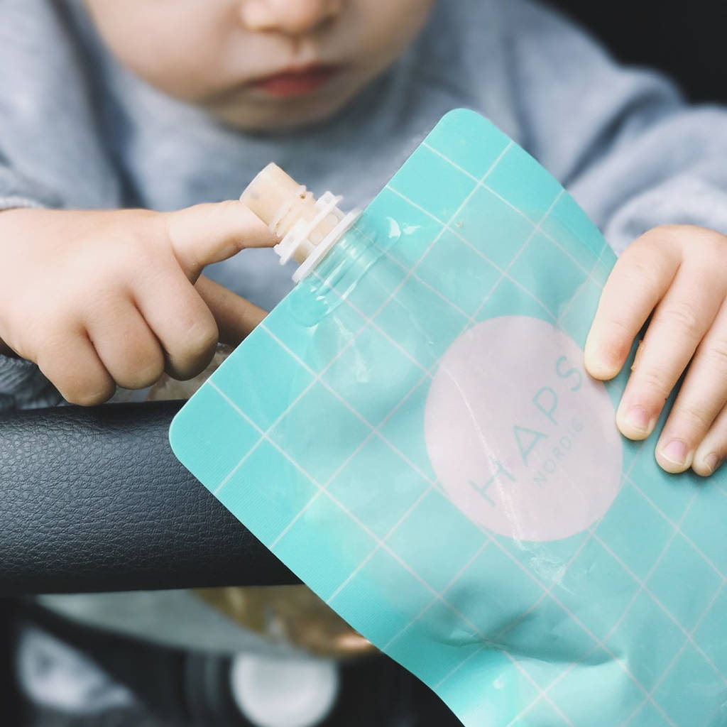 Eco Friendly Smoothie Baby Food Bag Pack Of Three Clay By Little Baby Company