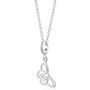 Sterling Silver Butterfly Charm Necklace, thumbnail 2 of 6