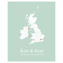 'Tied The Knot' Personalised Print, thumbnail 6 of 6