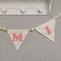 Bunting Personalised Luxury Floral Fabric Baby Nursery, thumbnail 9 of 11
