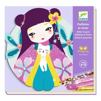 Make Your Own Glitter Art Sequin Craft Kit Onnanoko, 4 of 6