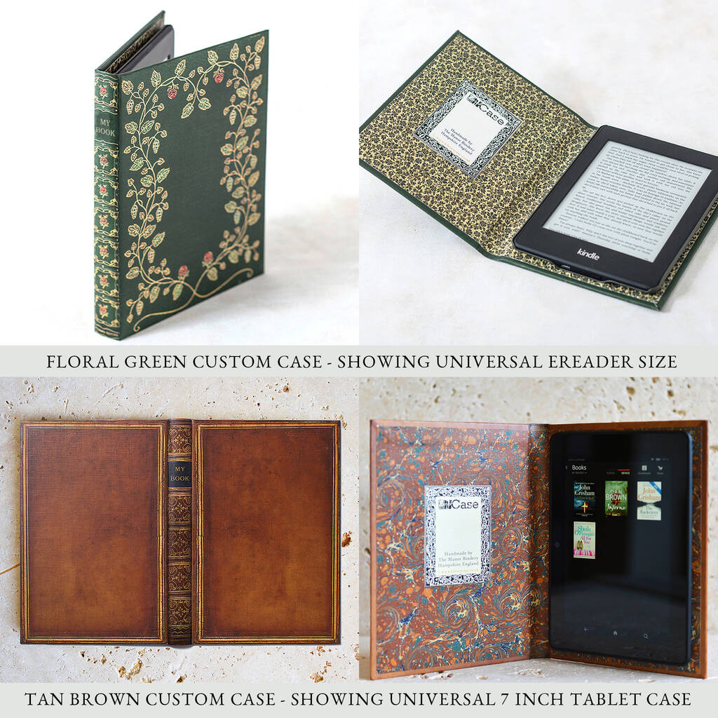 Leather Covers for Kindle E-Readers, hand crafted in the USA by