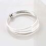 Sterling Silver Statement Bangle, thumbnail 5 of 8
