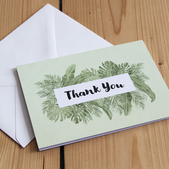 Palm Thank You Card, 2 of 3
