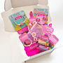 Mermaids Medium Square Personalised Birthday Gift Box, thumbnail 3 of 11