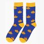 Men's Yellow Submarine Bamboo Socks, thumbnail 1 of 4