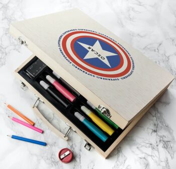 Personalised Superhero Art Box, 4 of 4