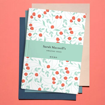 Personalised Bold Flower Notebook, 2 of 10