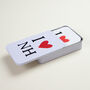 Personalised I Heart Playing Cards In A Tin, thumbnail 3 of 7