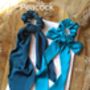Deluxe Silk Satin Scarf Scrunchie, Style No Bow, thumbnail 5 of 8