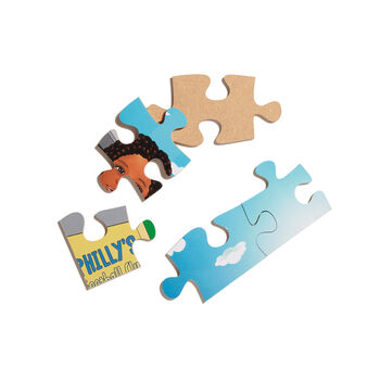 Girl's Football Themed Puzzle | Kids Wooden Jigsaw, 3 of 5