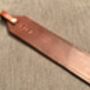 Personalised Date Leather Bookmark, Spanish Brown, thumbnail 4 of 10