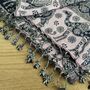 Light Purple And Pink Blanket Elephant Print Throw, thumbnail 5 of 5