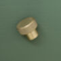 Satin Brass Knurled Cabinet Knob 25mm, thumbnail 1 of 9