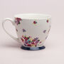 G Decor Gloria Floral Pastel Ceramic Tea Coffee Xl Cup, thumbnail 5 of 6