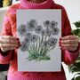 Daisy Watercolour A4 Art Print, thumbnail 2 of 5