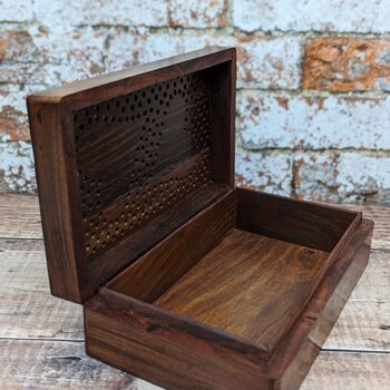 Wooden Heart Keepsake Box, 6 of 8