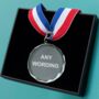 Best Boyfriend Glass Medal – Custom Engraved Crystal Award, thumbnail 4 of 4