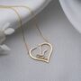 Personalised Horse Lover Heart Necklace, thumbnail 5 of 9