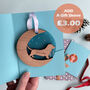 Starry Cat Personalised Christmas Decoration, thumbnail 5 of 5