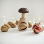 Wooden Nutcracker And Personalised Wishing Walnuts, thumbnail 2 of 5