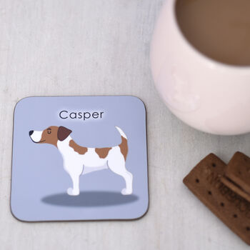 Personalised Cute Dog Breed Coaster, 7 of 9